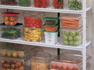 Food safetly stored and contained separately